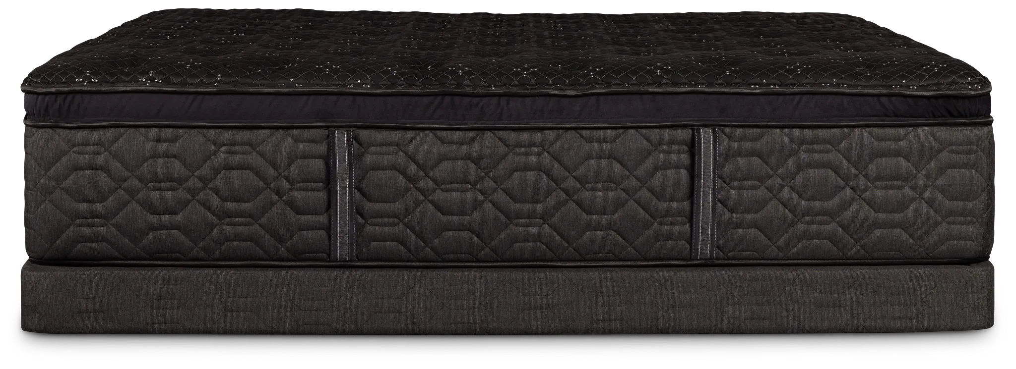 Beautyrest Black Series Three Medium Low-profile Mattress Set