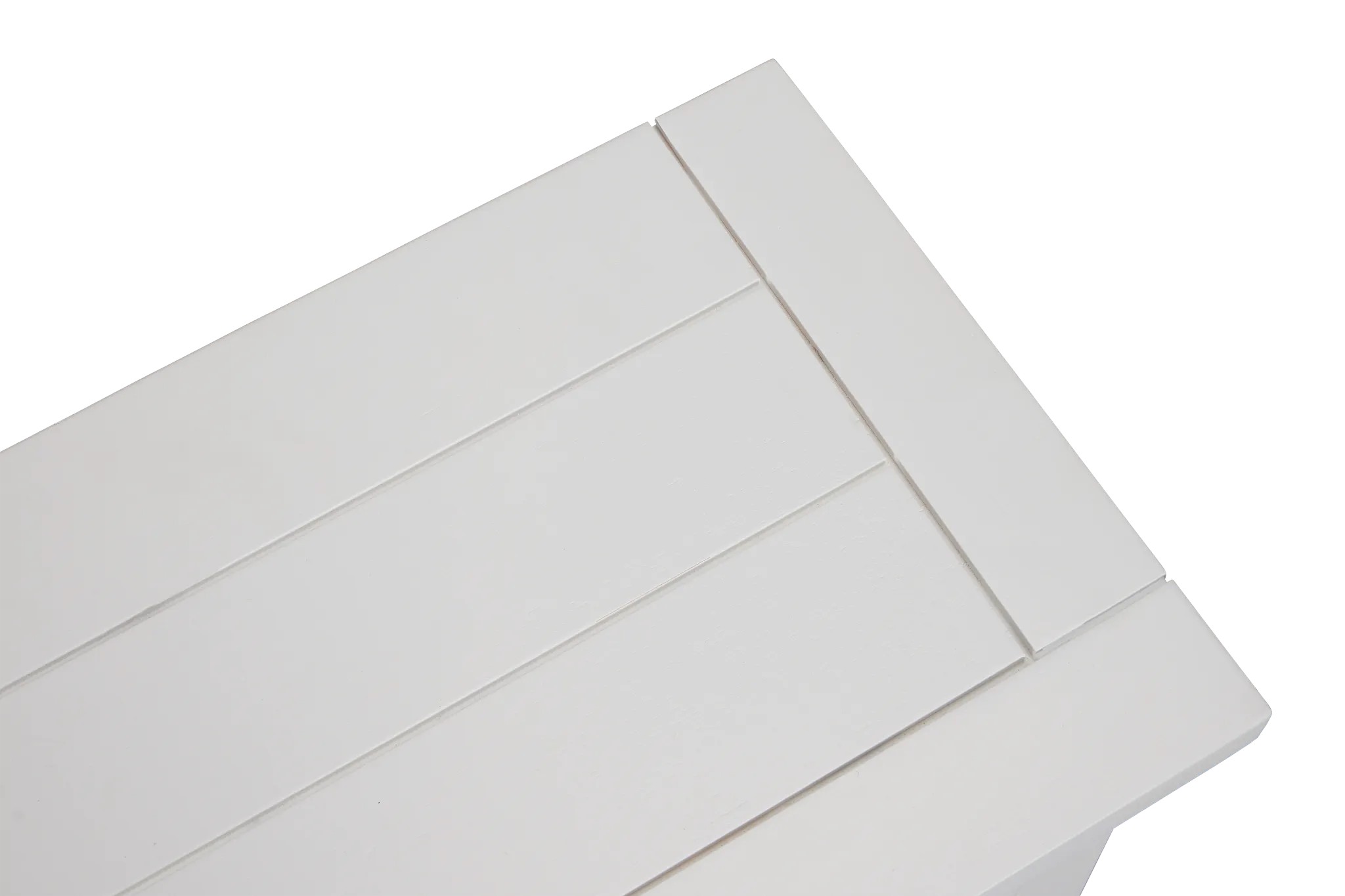 Bismark White Storage Accent Table