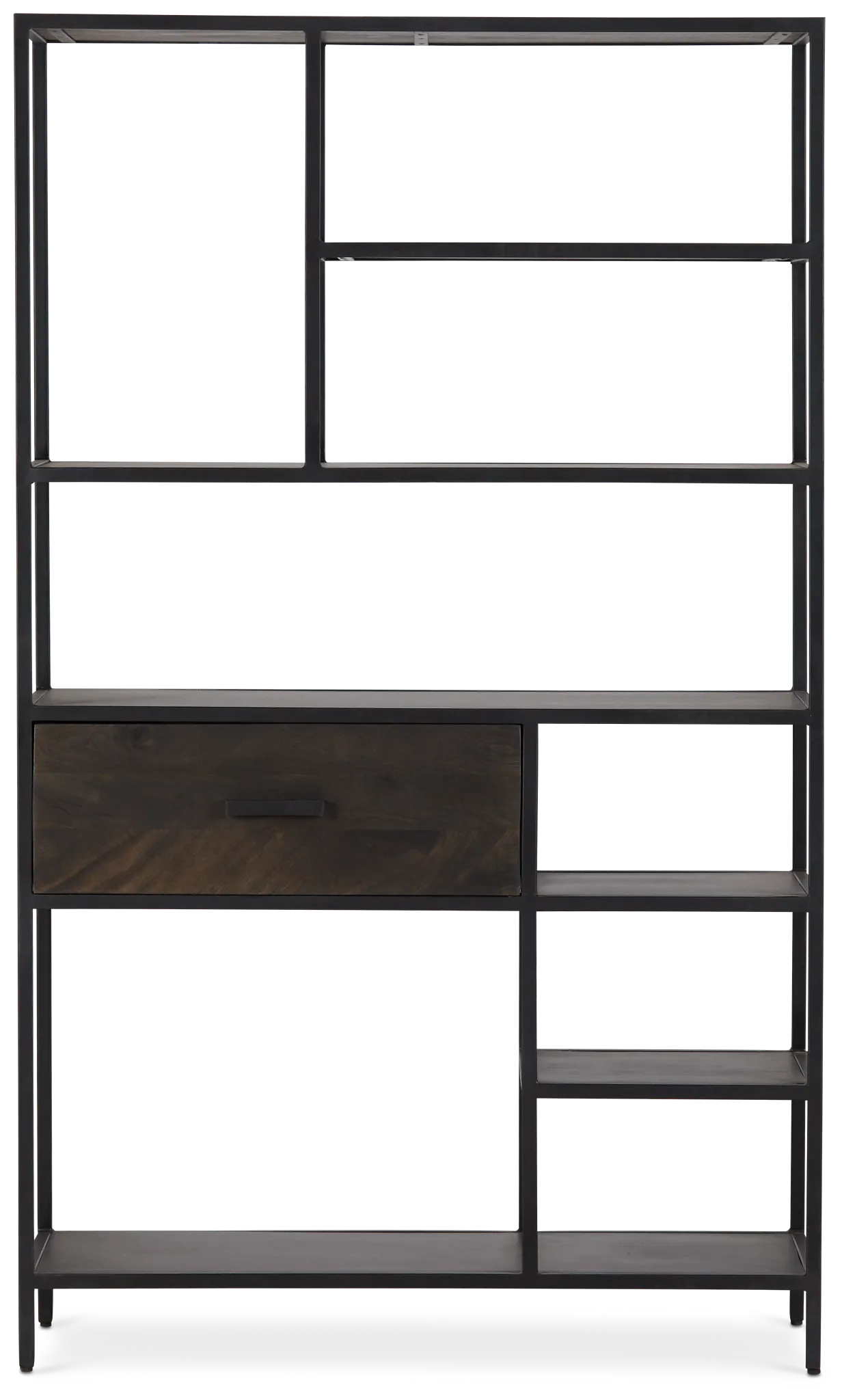 Cleo 1-drawer Metal Bookcase