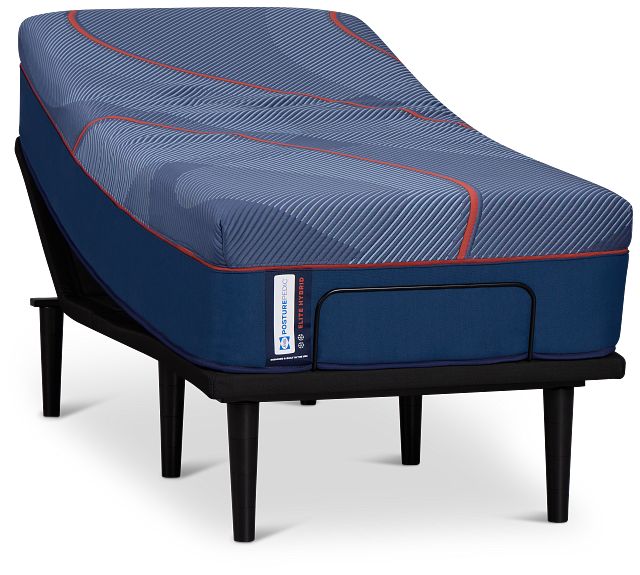 Posturepedic Elite Hybrid High Point 2 Firm Ease Adjustable Mattress Set