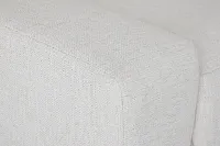 Veronica White Down Small Left Bumper Sectional