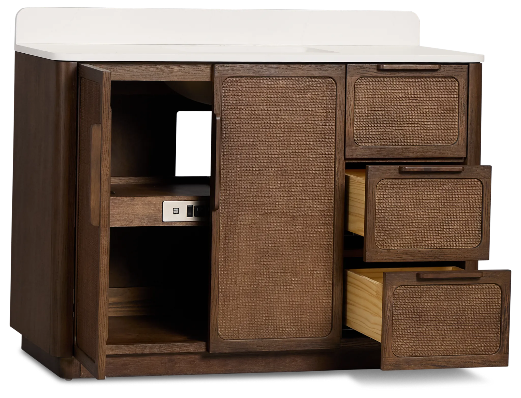 Pacific Mid Tone 48" Single Bathroom Vanity