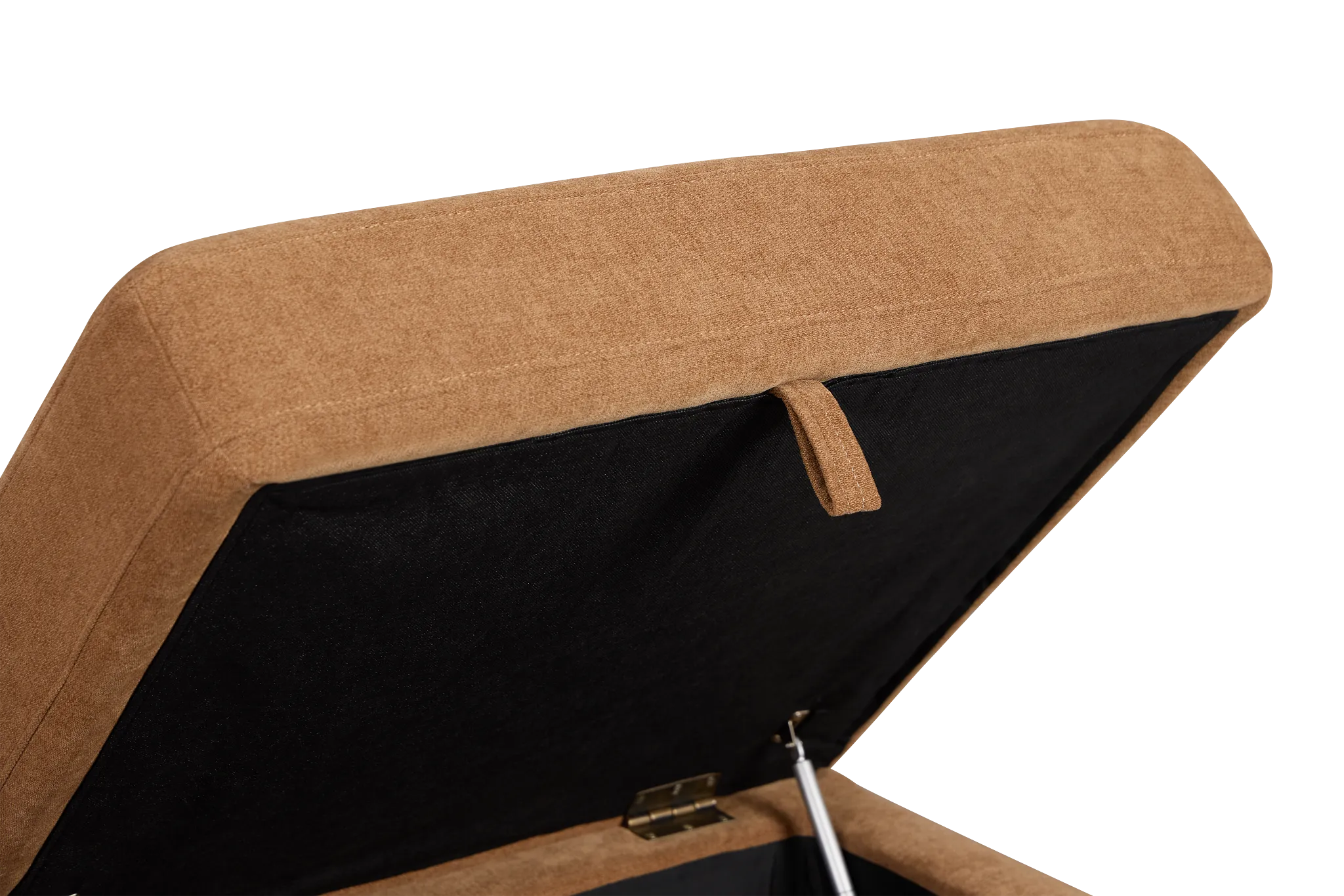 Addie Brown Fabric Storage Ottoman