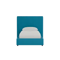 Grayton Joya Teal 54" Upholstered Platform Bed