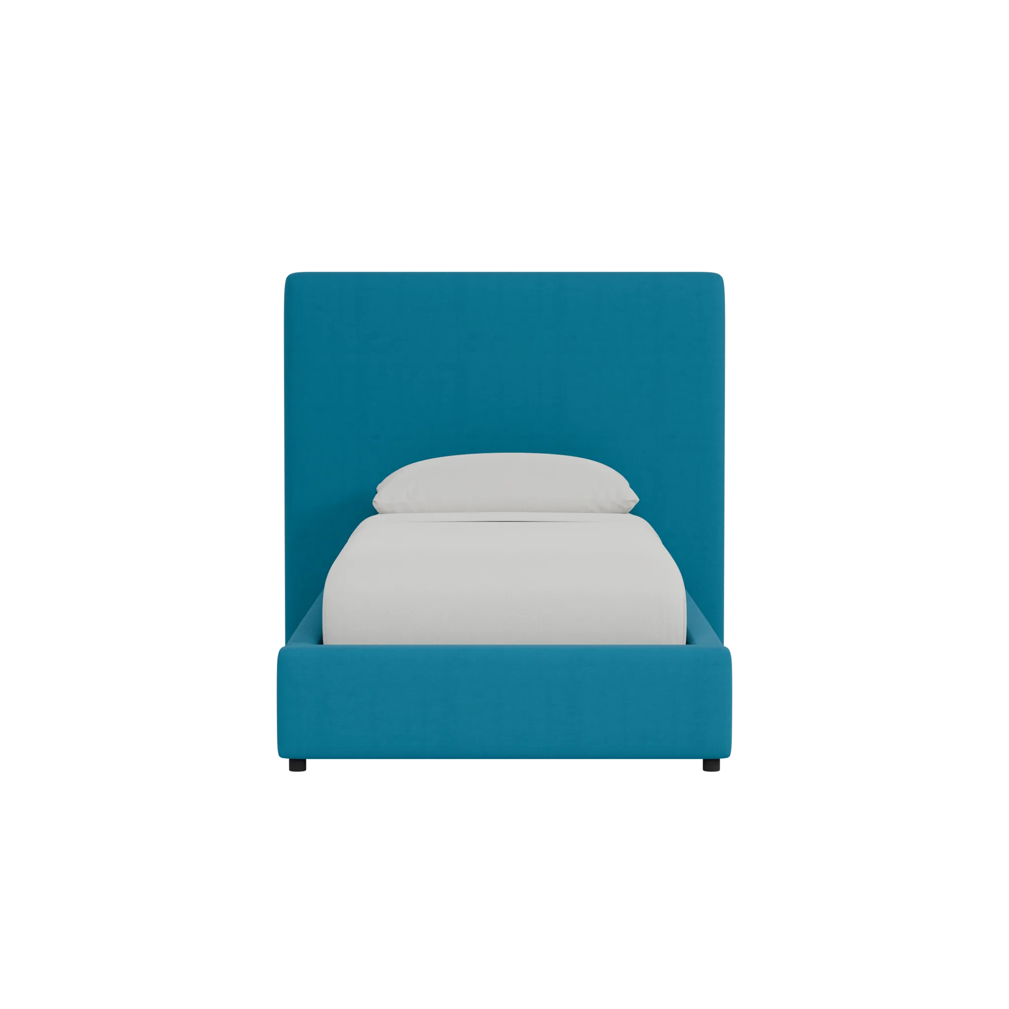 Grayton Joya Teal 54" Upholstered Platform Bed