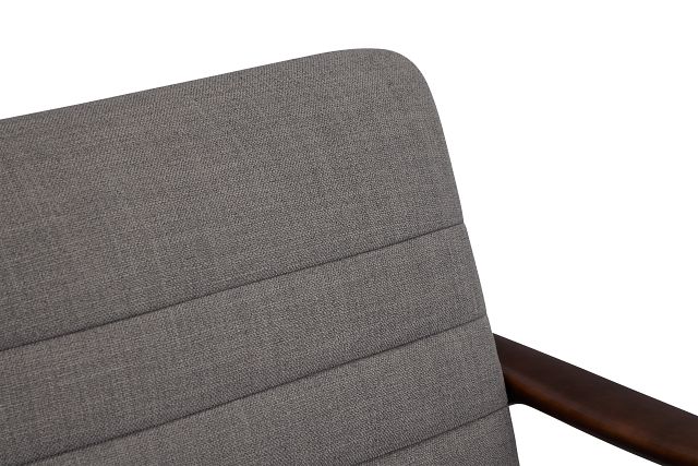 Gerry Dark Gray Fabric Accent Chair