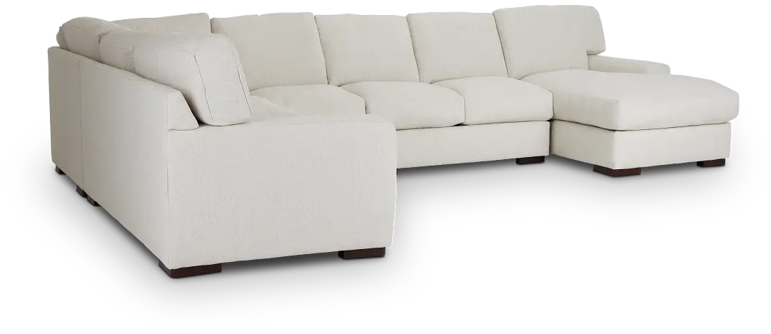 Veronica White Down Large Right Chaise Sectional Veronica White Down Large Right Chaise Sectional