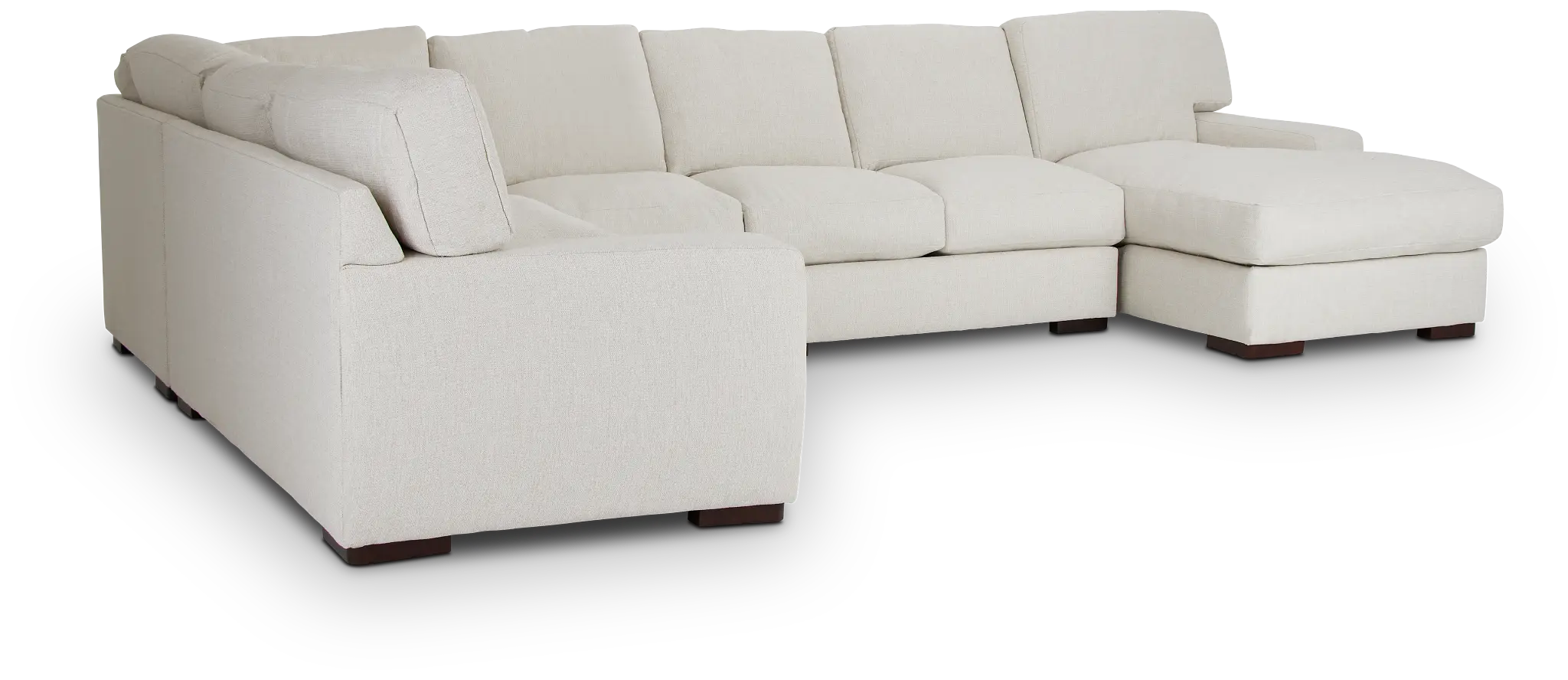 Veronica White Down Large Right Chaise Sectional Veronica White Down Large Right Chaise Sectional