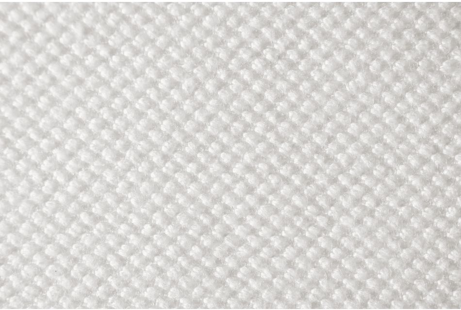 Nixon White Fabric 4piece Modular Sectional