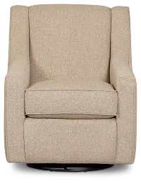 Sinclair Brown Fabric Swivel Chair