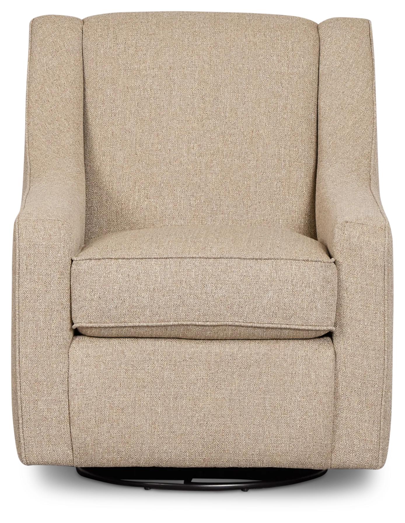 Sinclair Brown Fabric Swivel Chair