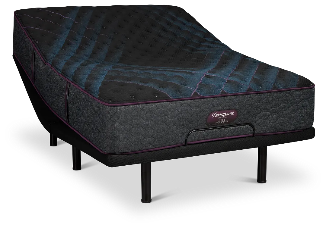 Beautyrest World Class Level 3 Plush Deluxe Adjustable Mattress Set