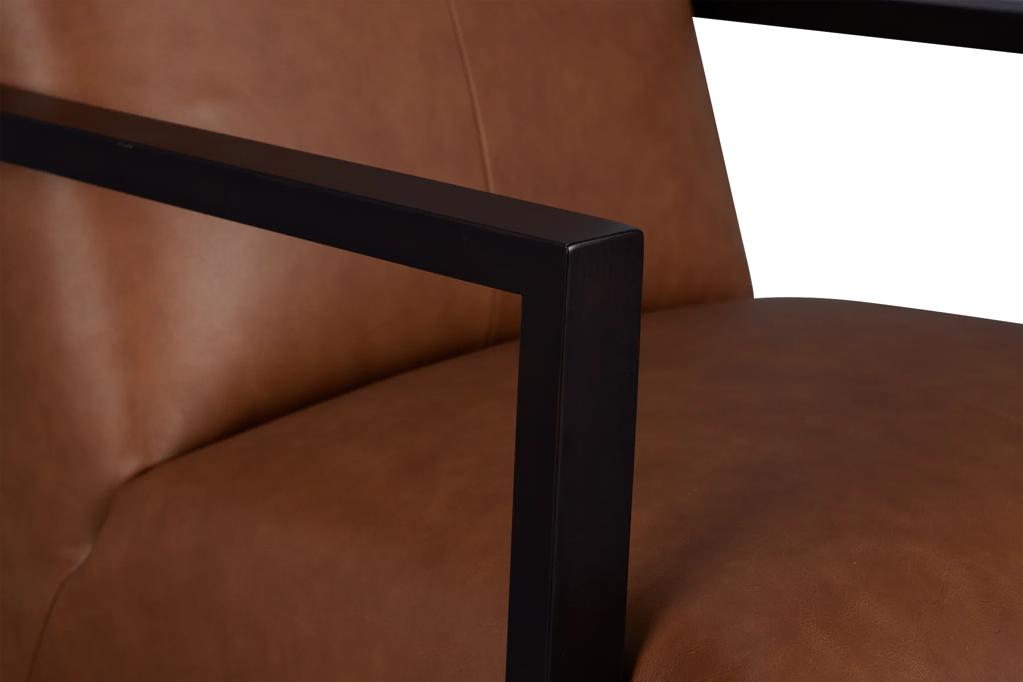 Lucas Dark Brown Leather Swivel Rocker Glider