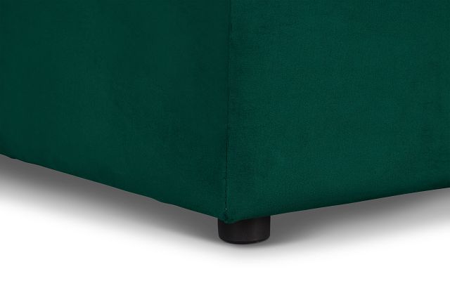 Destin Joya Green Velvet Armless Chair
