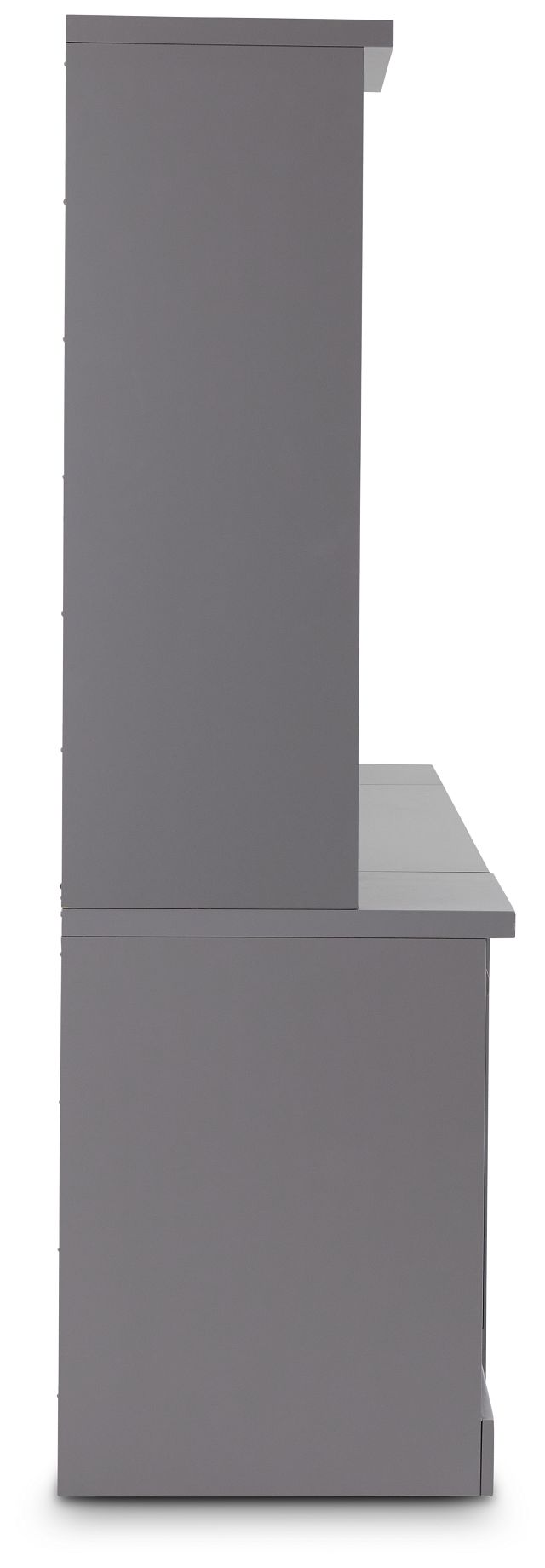 Newport Gray Small Peninsula Door Wall Desk