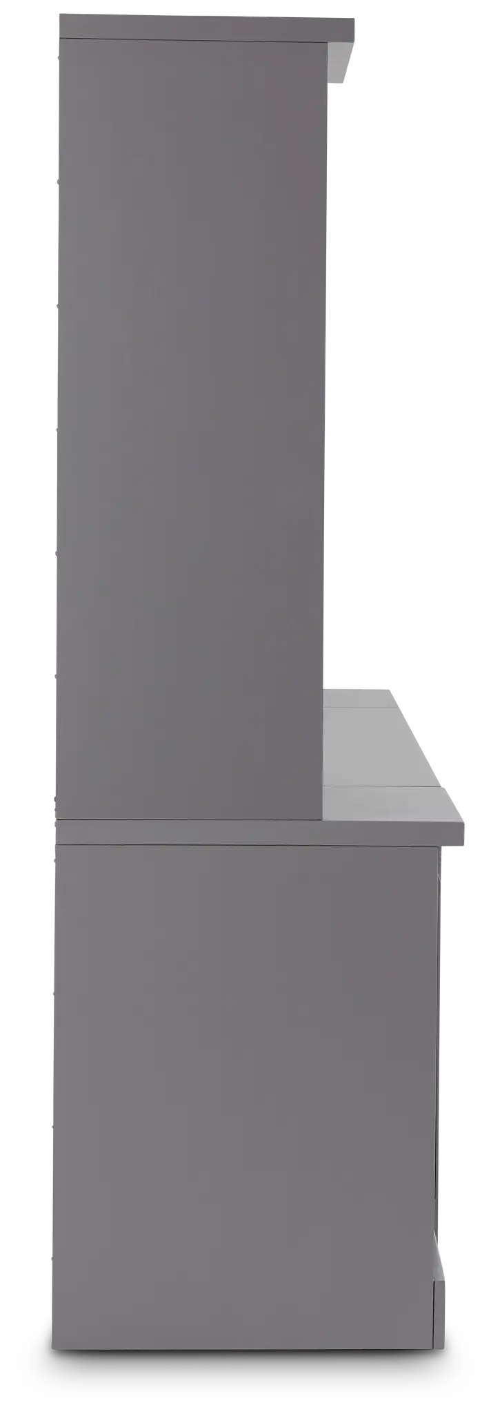 Newport Gray Small Peninsula Door Wall Desk Newport Gray Small Peninsula Door Wall Desk