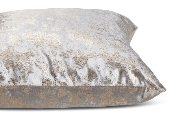 Logan Gray 22" Square Accent Pillow