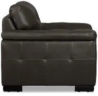 Braden Dark Gray Leather Chair