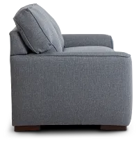 Austin Blue Fabric Loveseat