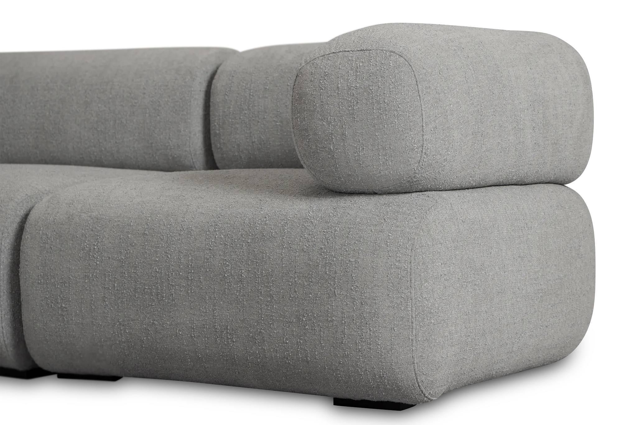 Celeste Light Gray Fabric 8-piece Modular Sectional