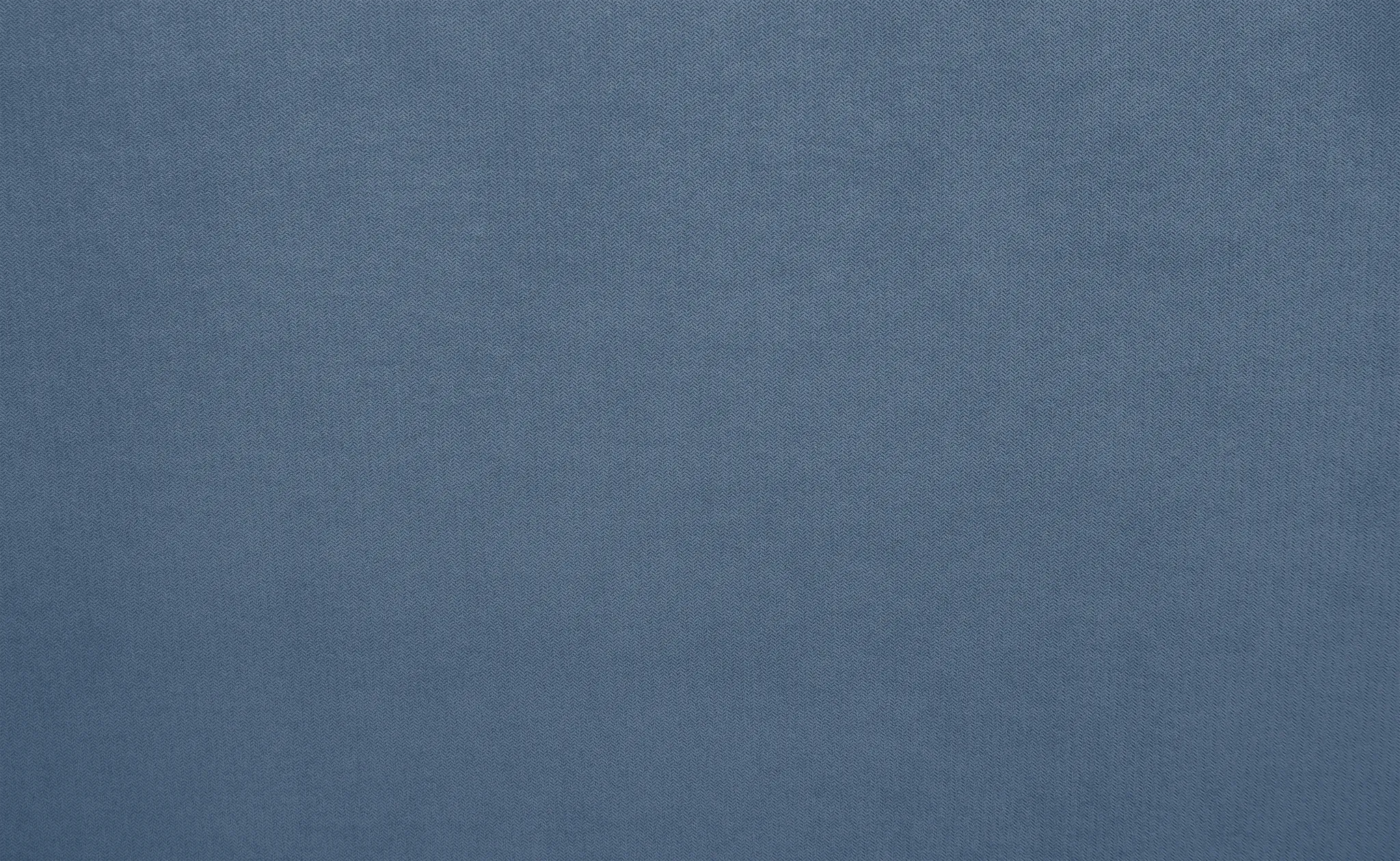 Hudson Blue Fabric Large Right Chaise Wedge Sectional