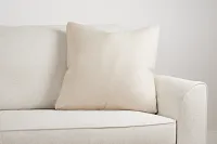 Zeke Beige 22" Accent Pillow