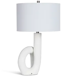Watts White Table Lamp