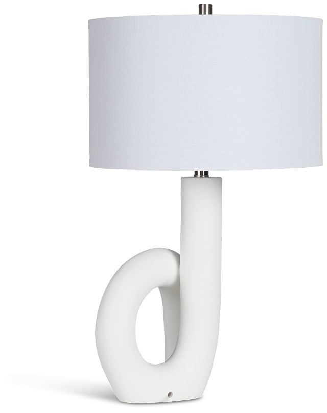 Watts White Table Lamp