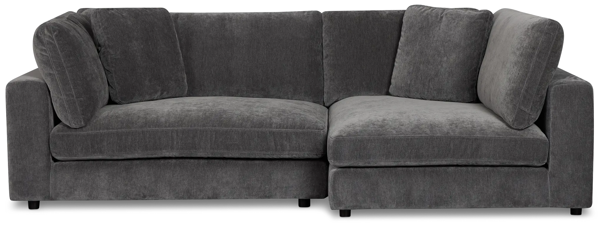 Lounge Dark Gray Fabric Right Chaise Sectional Lounge Dark Gray Fabric Right Chaise Sectional