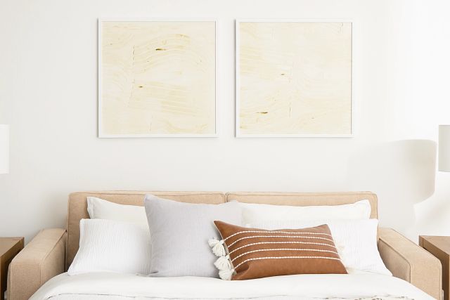 Myra White Framed Wall Art