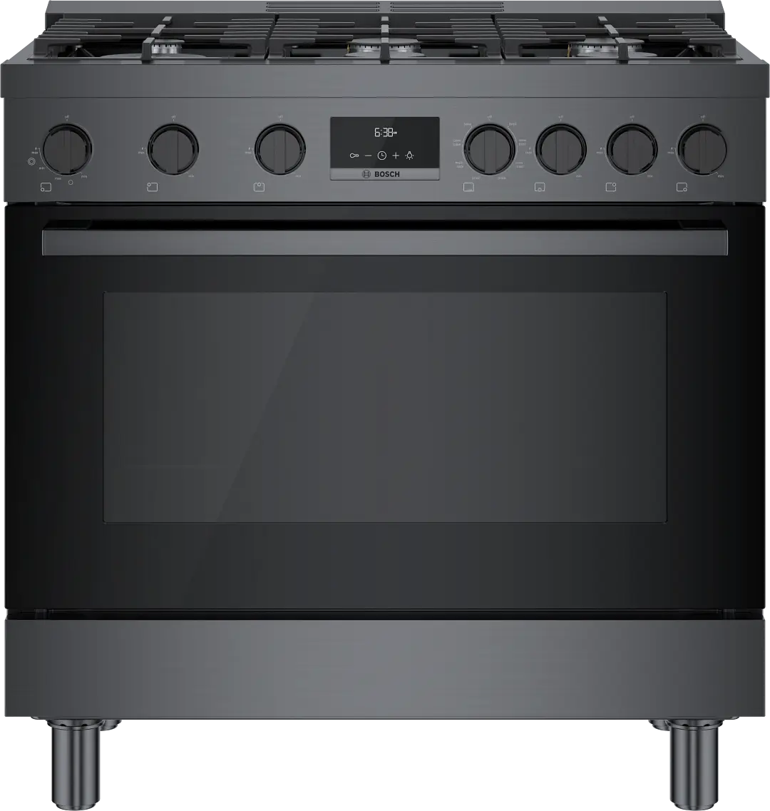 Bosch 800 Series Black 36" Dual Fuel Range Bosch 800 Series Black 36" Dual Fuel Range