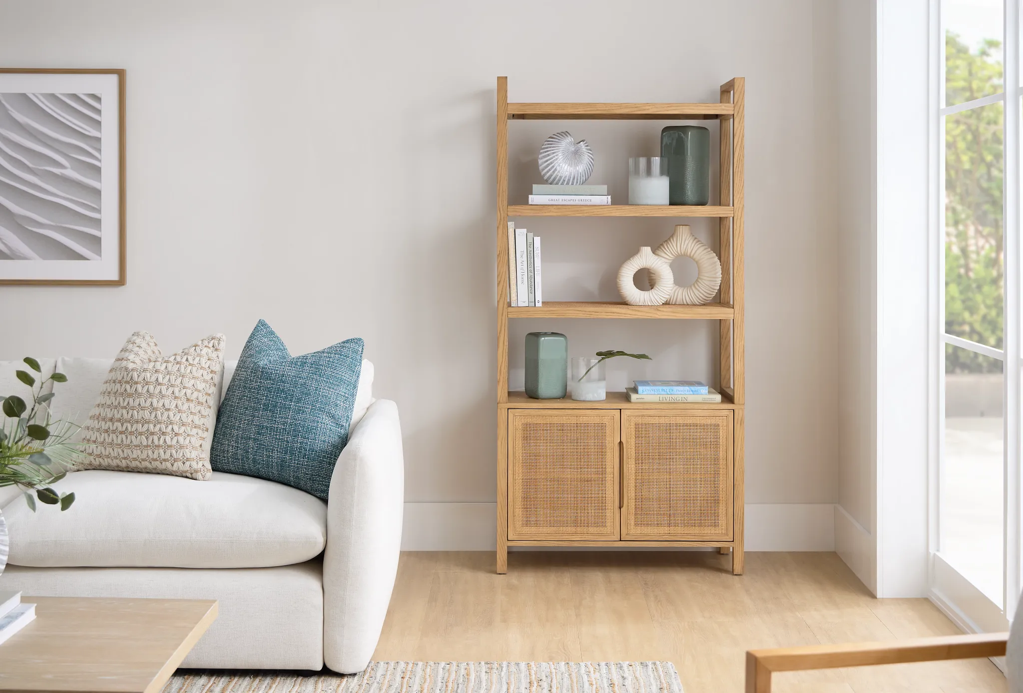 Pacific Light Tone Woven Bookcase