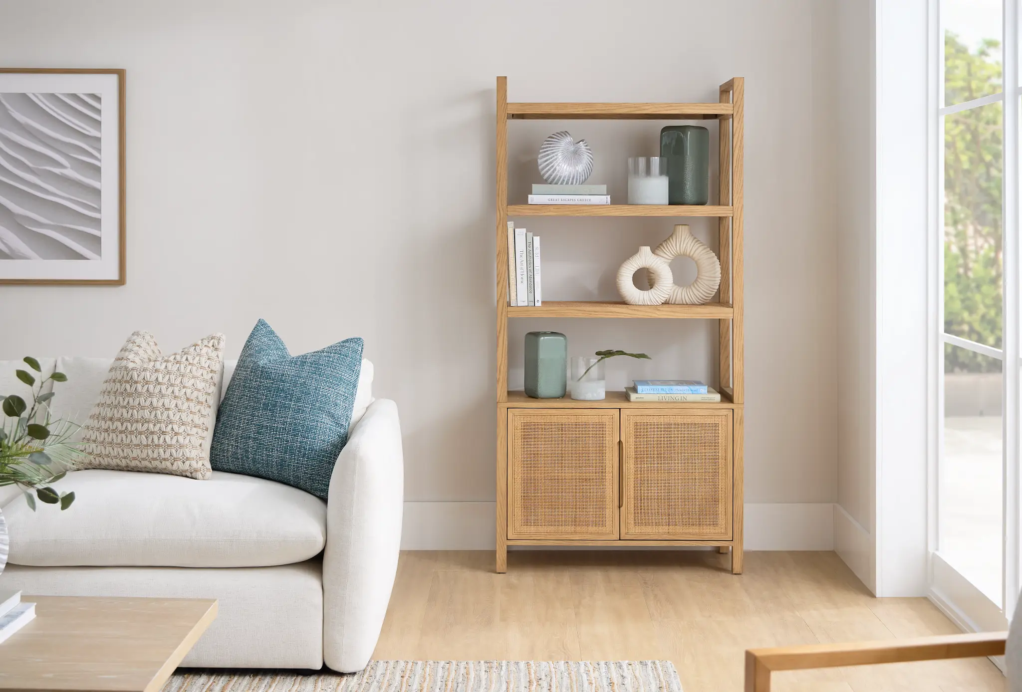 Pacific Light Tone Woven Bookcase Pacific Light Tone Woven Bookcase