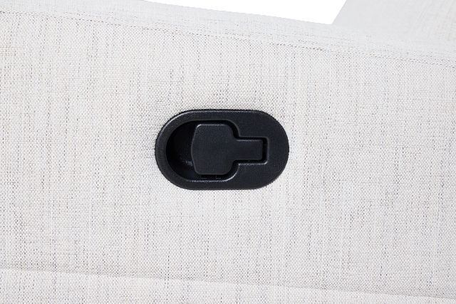 Piper Light Beige Fabric Medium Dual Reclining Sectional W/dual Console