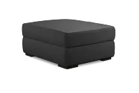 Edgewater Delray Dark Gray Ottoman