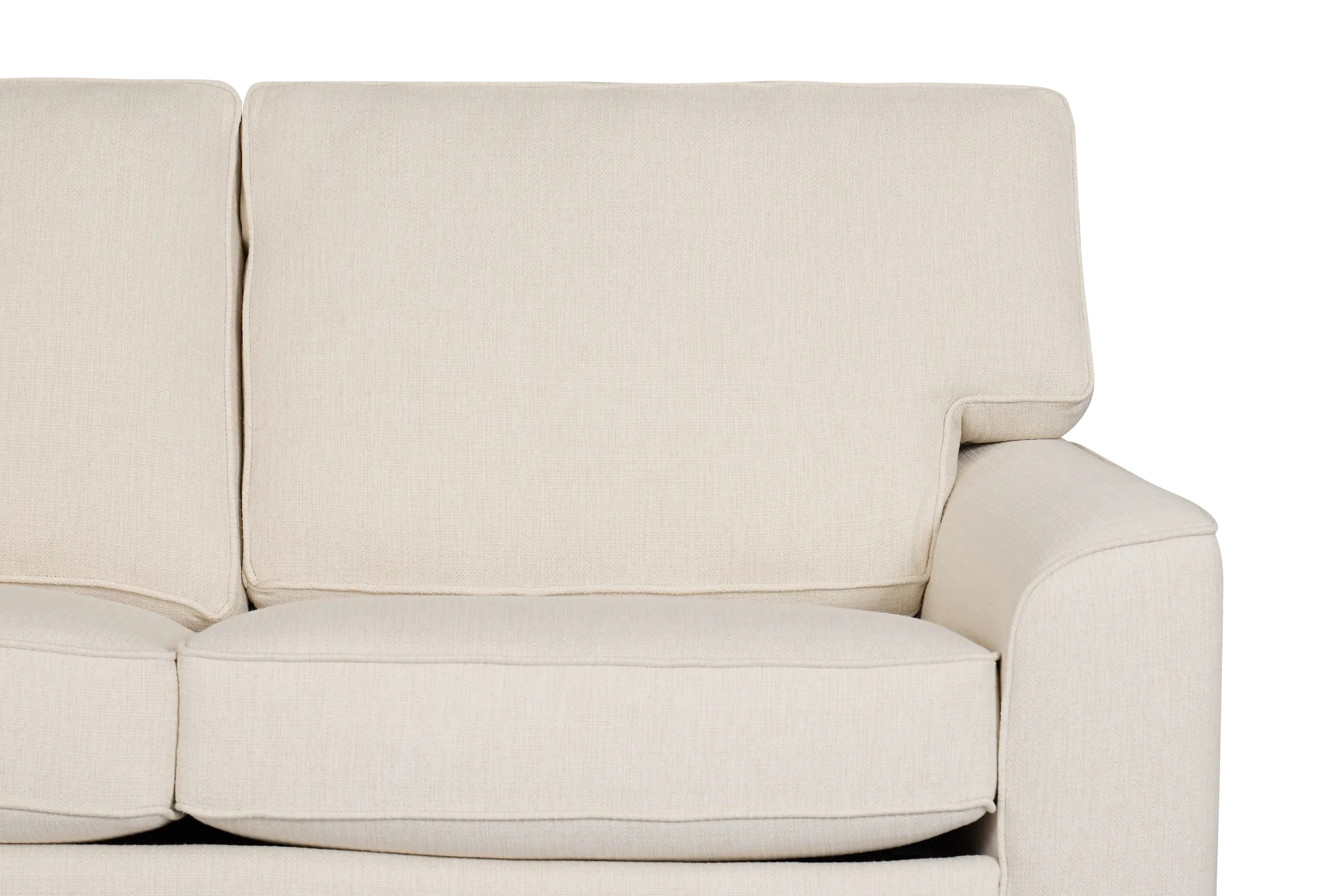 Sinclair Light Beige Fabric Cooling Memory Foam Sleeper