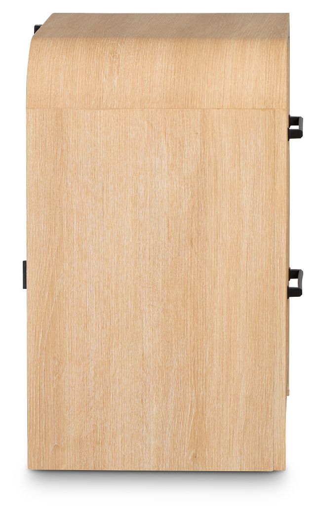Lyndie Light Tone 2-drawer Nightstand
