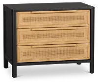 Pacific Two-tone 3-drawer Nightstand