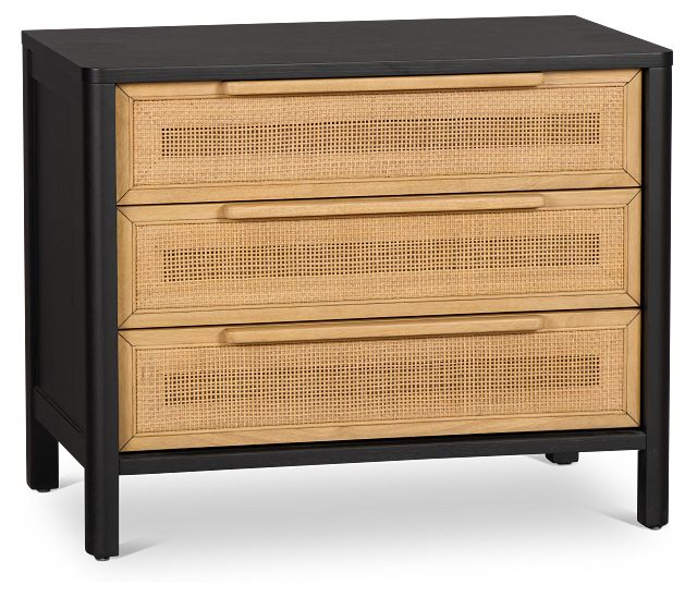 Pacific Two-tone 3-drawer Nightstand