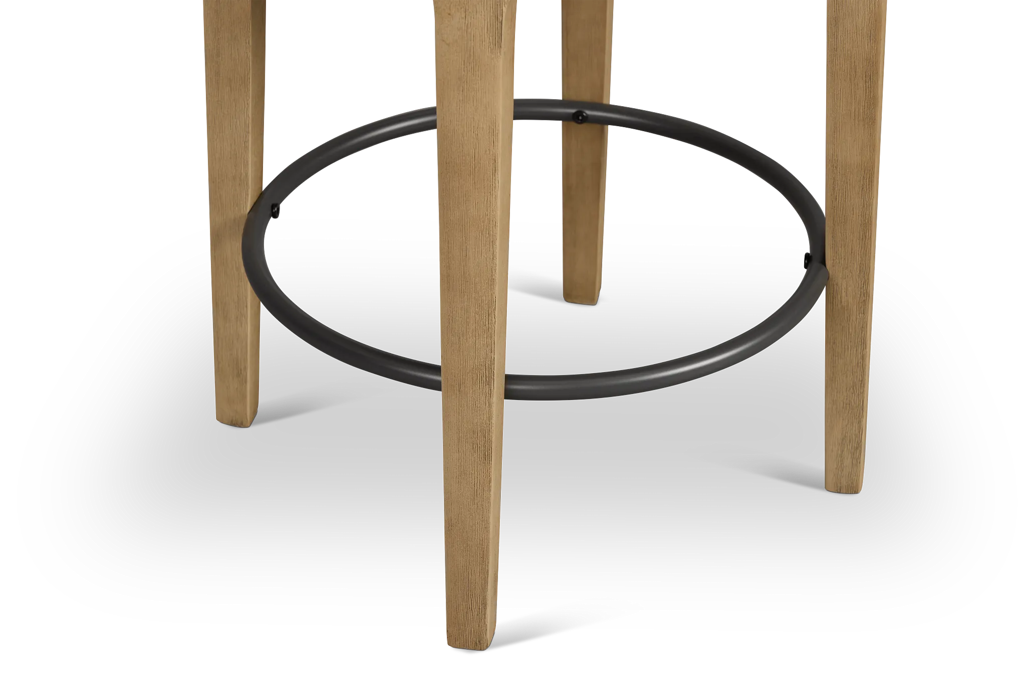 Libby Whitemicro 24" Upholstered Barstool