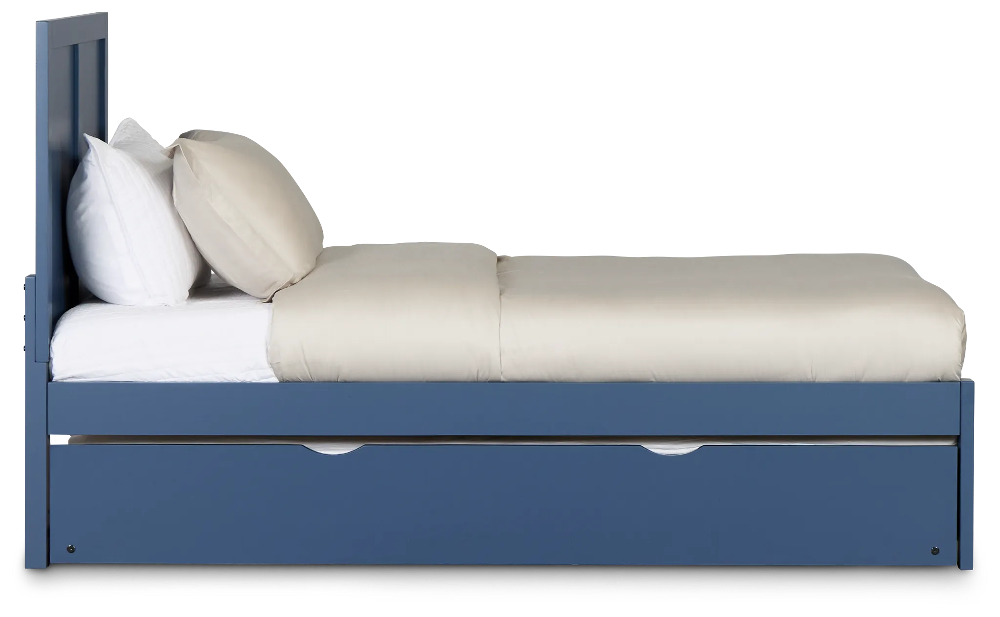 Charleston Dark Blue Panel Trundle Bed