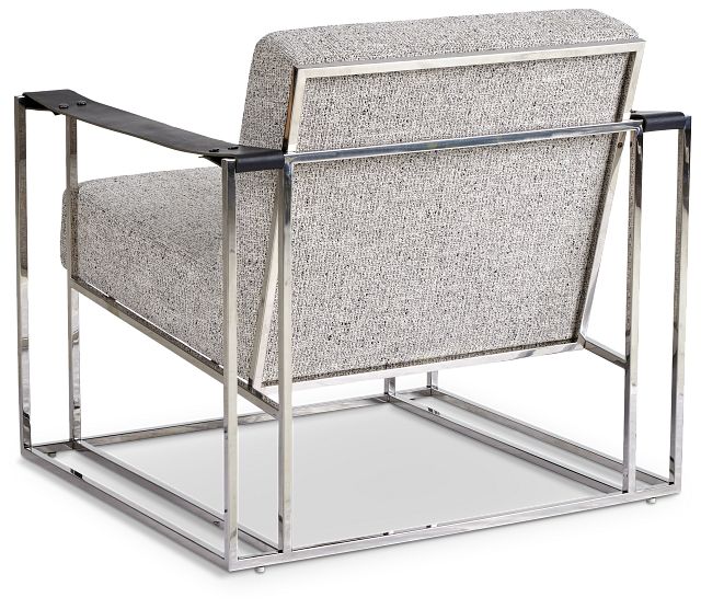 Dekker White Fabric Accent Chair