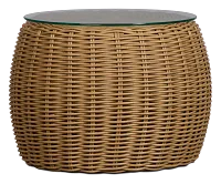 Mallorca Brown Round End Table