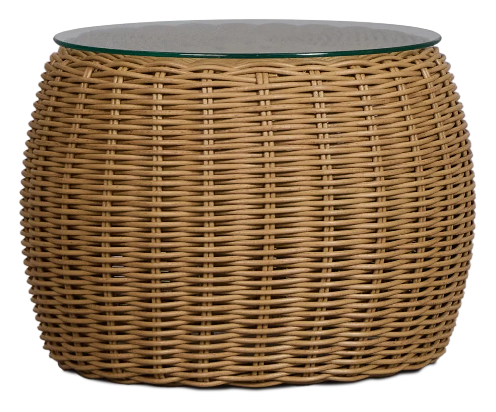 Mallorca Brown Round End Table