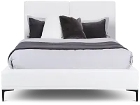 Emit Ivory Uph Panel Bed