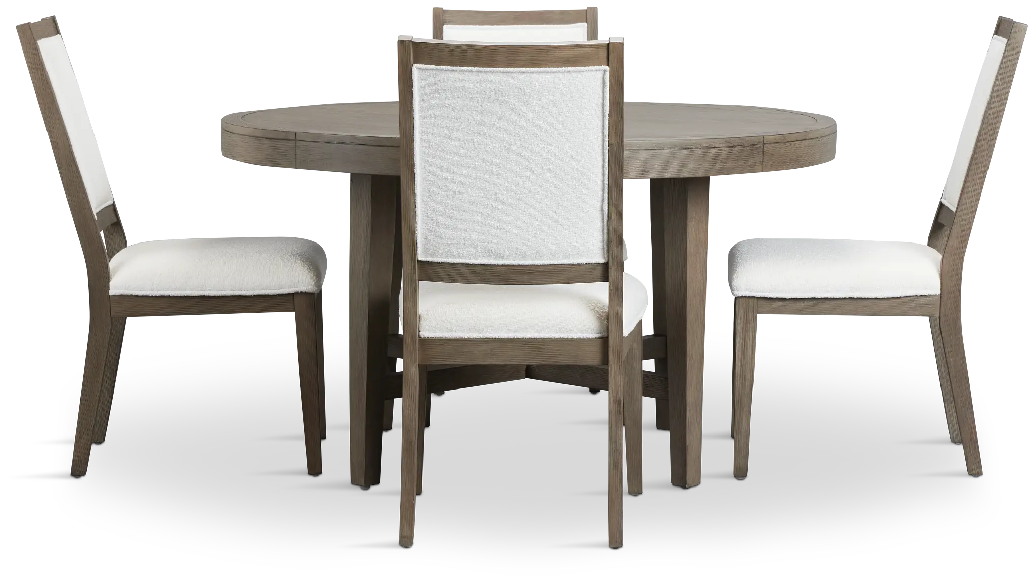 Alden Gray Round Table & 4 Chairs Alden Gray Round Table & 4 Chairs