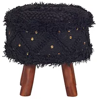 Roja Black Stool