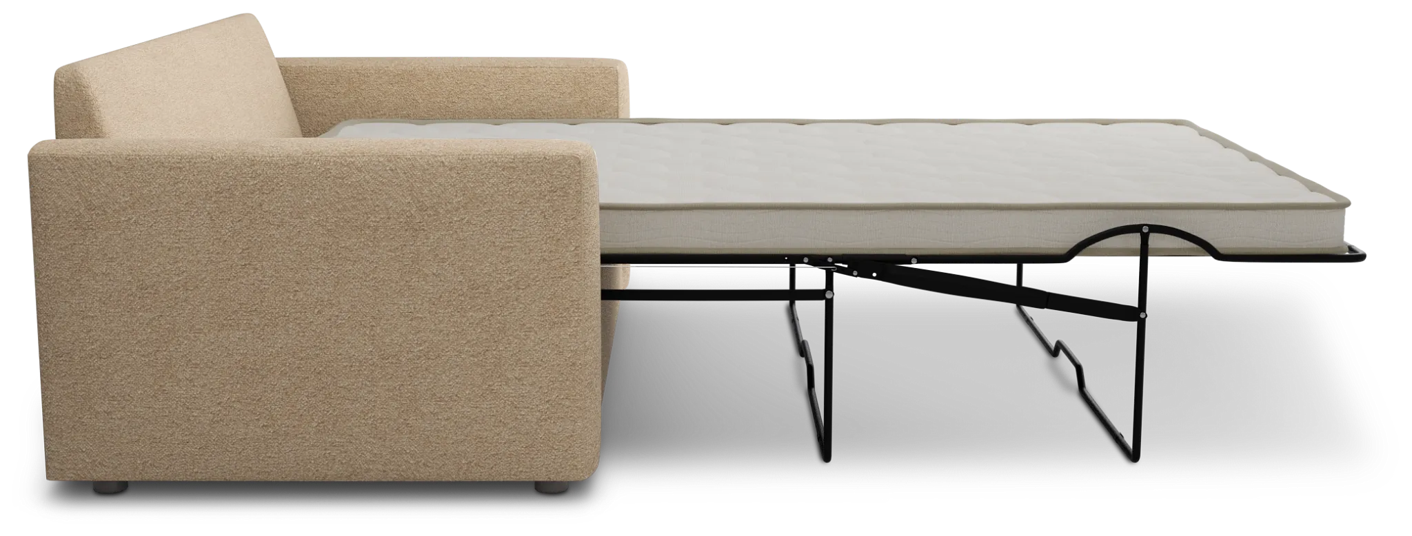 Siesta Elite Taupe Fabric Innerspring Sleeper