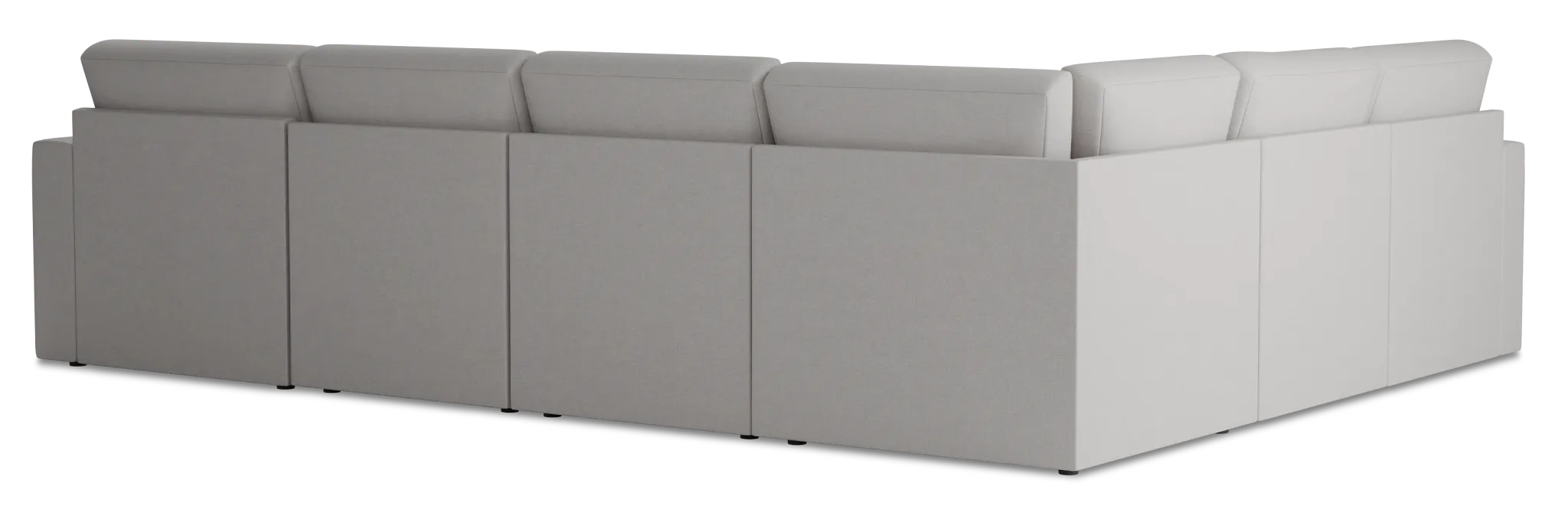 Citymod Light Gray Fabric Medium Right Chaise Sectional