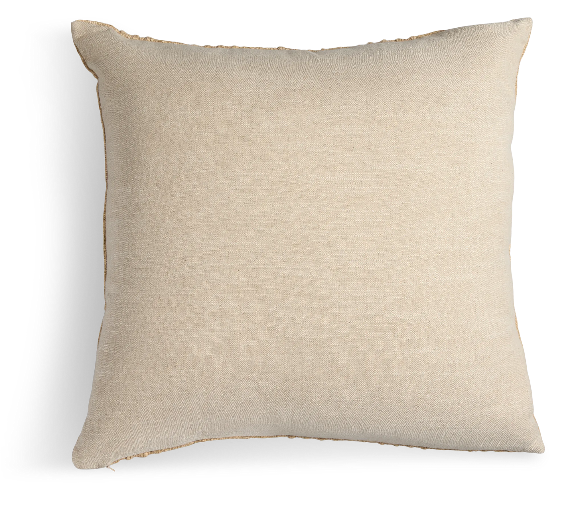 Gratise Beige 22" Square Accent Pillow